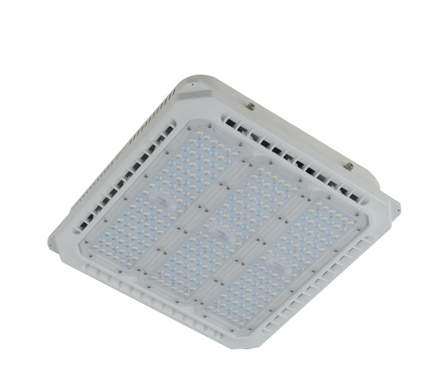 Faro led plafoniera per esterno IP65 in alluminio diffusore con lenti in materiale autoestinguente , antiurto e anti-UV 80W 11100LM 4000°k ENERGY