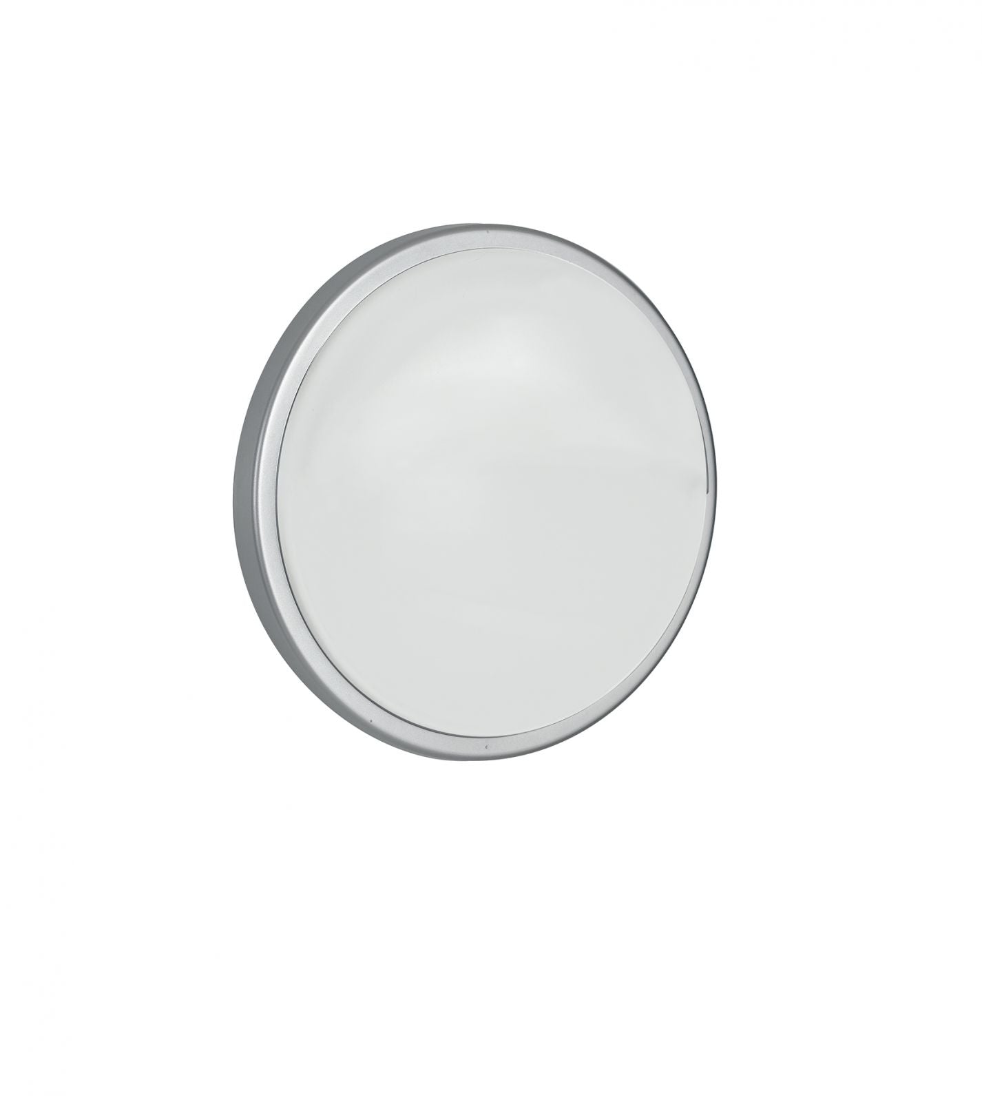 Plafoniera per esterno IP65 base e diffusore in policarbonato bianco o silver led integrato 4000°k 28W 3750lm EVER XL