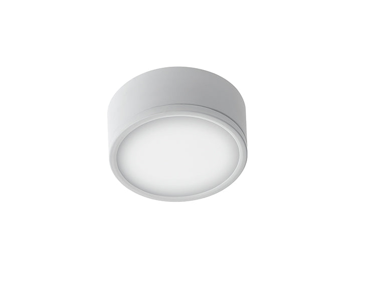 Plafoniera LED con struttura in alluminio pressofuso e diffusore in acrilico bianco 16W-2000lm collezione KLIO luce calda-naturale finitura bianco