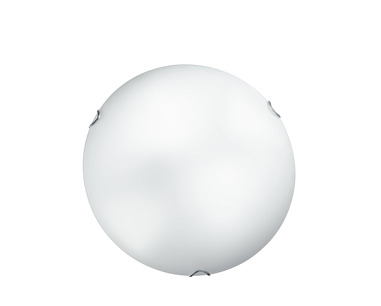 Plafoniera in vetro bianco satinato D.40cm 3XE27 non incl. OBLO