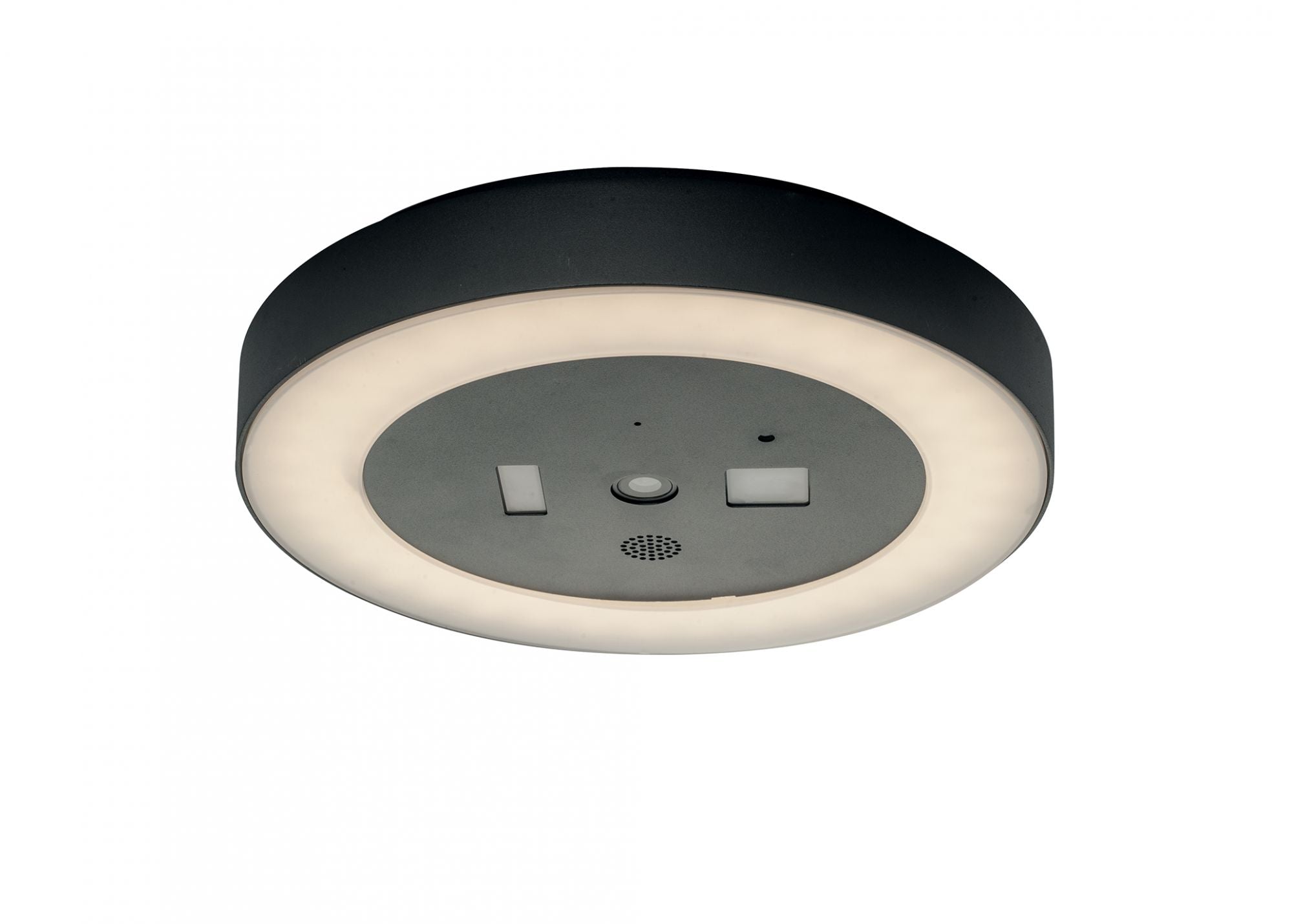 Plafoniera per esterno IP54 a led con WIFI con videocamera di sicurezza integrata 30W 3600lm compatibile con ALEXA/GOOGLE HOME ZOOM-INT