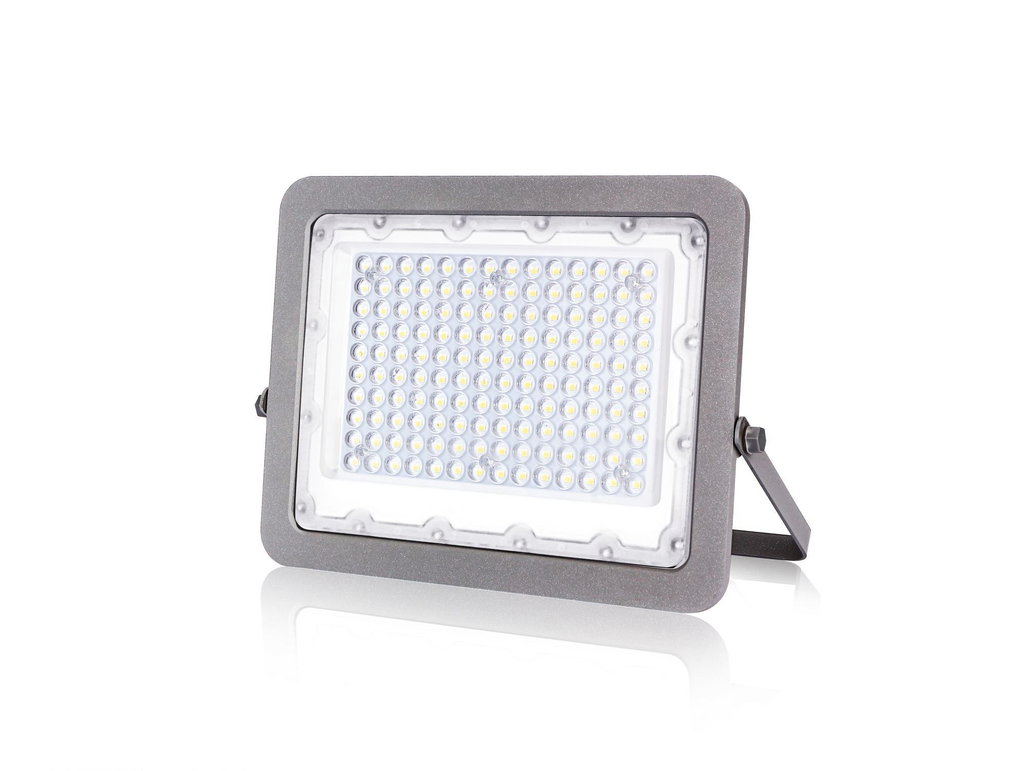 Proiettore per esterno led IP65 alluminio finitura silver 4000-6000°k varie potenze ATHOS