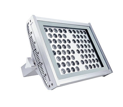 Proiettore per esterno IP65 in alluminio RGB led integrato 72x2W RAYS