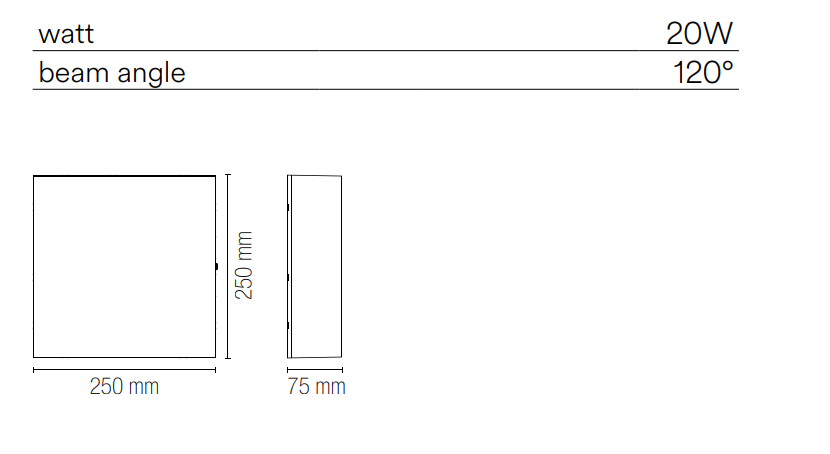 Plafoniera per esterno in acrilico IP65 led integrato CCT con regolazione luce varie forme TOGO