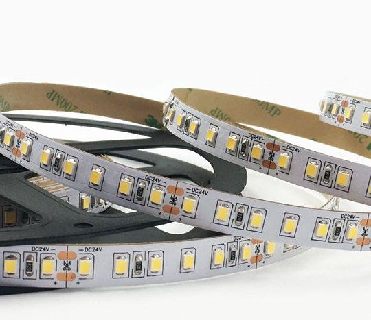 Strip led 5 metri 24V 18W/m 120led/m disponibile in quattro tonalità 3000-4000-6000°k e BLU