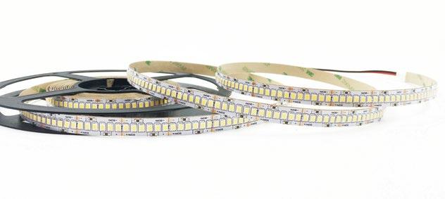 Strip led ravvicinati 5 metri 24V 24W/m disponibile in tre tonalità 3000-4000-6000°k