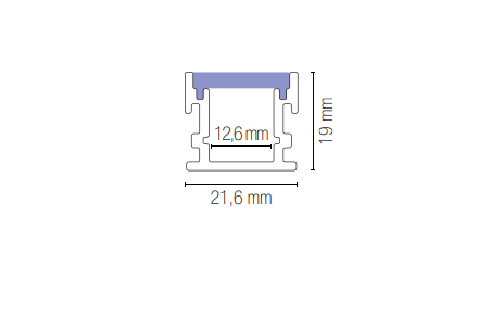 Profili in alluminio calpestabili silver 2 metri tappi e staffe inclusi collezione DRIVEWAY