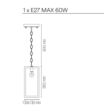 Sospensione per esterno IP44 in metallo bianco o antracite diffusore in vetro lampada 1XE27 non inclusa MIRAGE