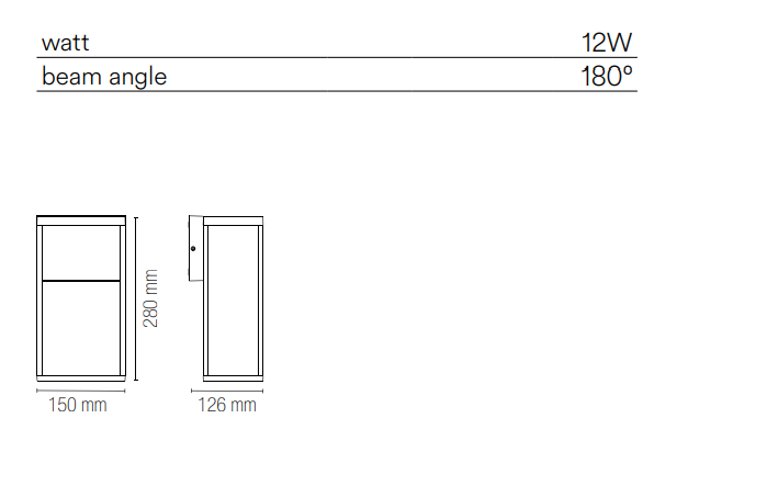 Applique per esterno in alluminio bianco o antracite IP54 led integrato con regolazione luce 3000-4000°k 12W 1390 lumen GRIS