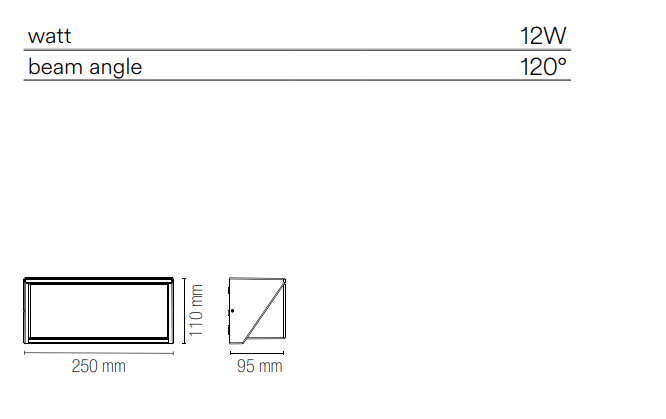 Applique per esterno in alluminio bianco o antracite IP54 led integrato con regolazione luce 3000-4000°k 12W 1550 lumen LUXON