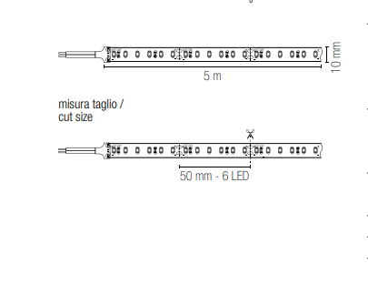 Strip led 5 metri 24V 18W/m 120led/m disponibile in quattro tonalità 3000-4000-6000°k e BLU