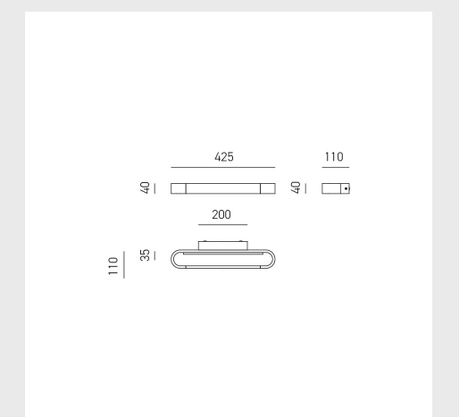 GEALUCE Applique in alluminio IP44 finitura bianco opaco LED RING