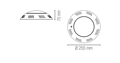 Lampada led per piscine con fissaggio a parete RGB full color 18W AC12V