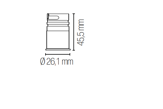 Modulo led modello STARRY da incassare alla base 2,5W 160 lumen