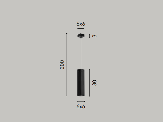 Sospensione quadra 1XGU10 non incl. 30 cm bianco-nero-oro-corten FLUKE-S30Q