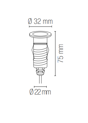 Segnapasso incasso IP67 in alluminio finitura nikel luce 3000-4000-blu 3W 420 LM tensione costante 12-24V