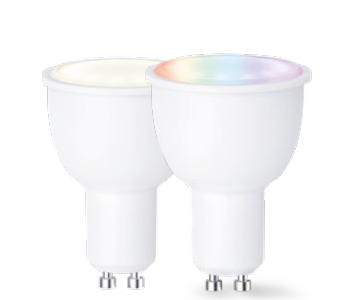 Lampadina LED SMART WIFI CCT RGB dimmerabile 4.5W 300 lumen resa 23W 230V