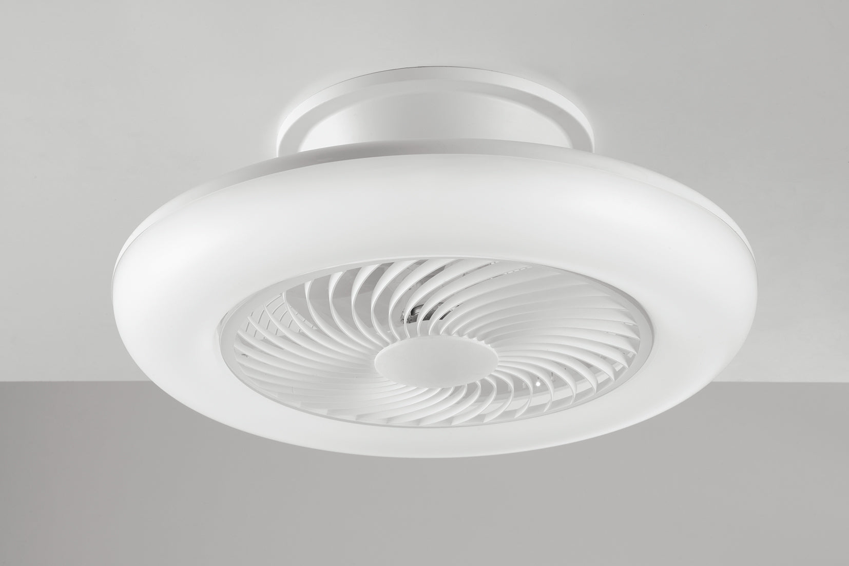 Plafoniera con ventilatore led integrato CCT 34W 4450lm collezione ALICE