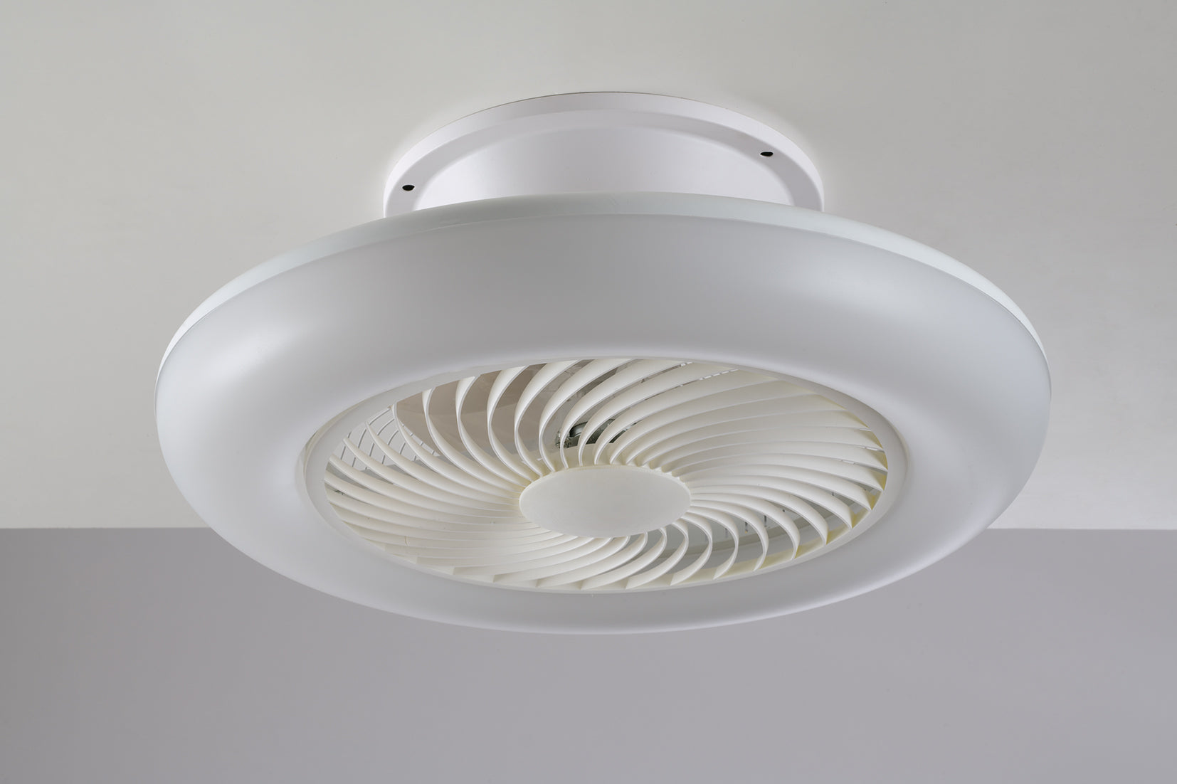 Plafoniera con ventilatore led integrato CCT 34W 4450lm collezione ALICE