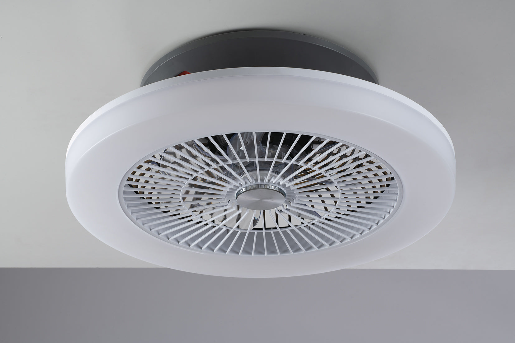 Plafoniera con ventilatore led integrato CCT 34W 4450lm collezione FOEHN