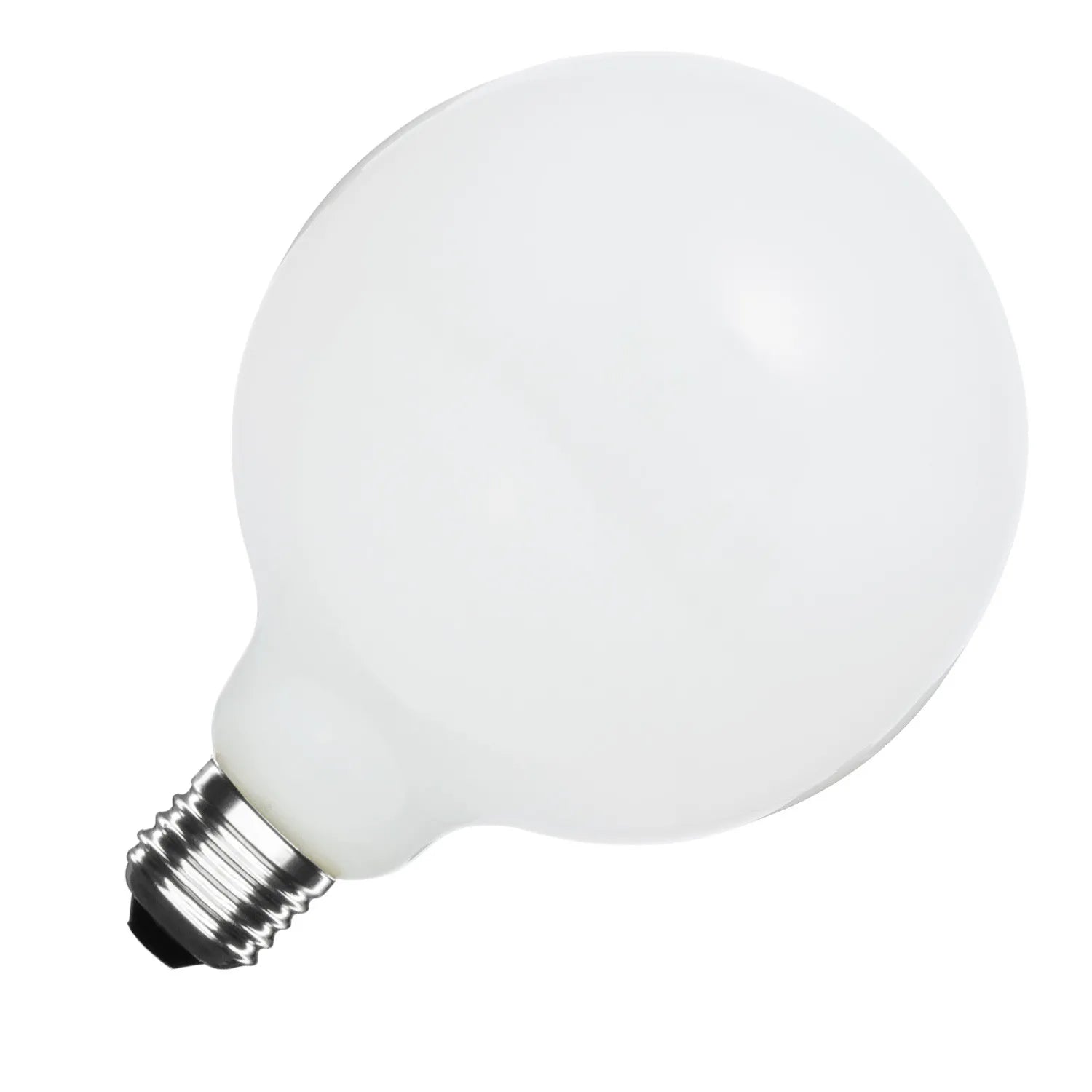 Lampadina LED attacco E27 globo G125 tutto vetro opale 8W 1055 lumen resa 81W 230V