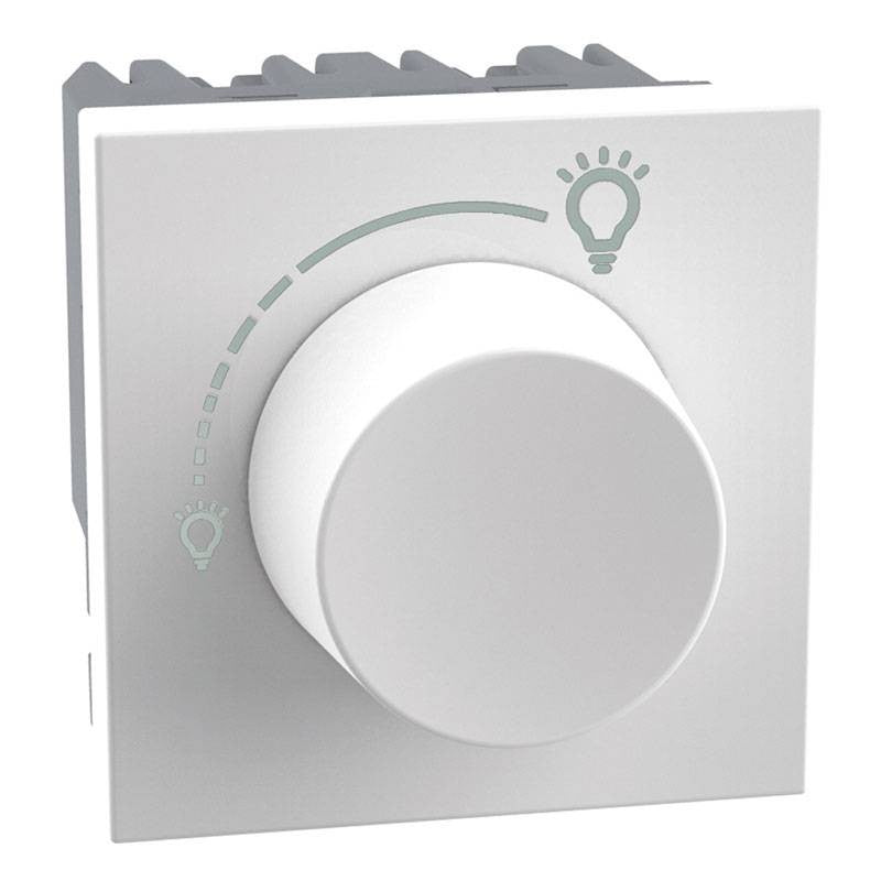 MATIX GO Dimmer rotativo universale 2 moduli bianco JW4415