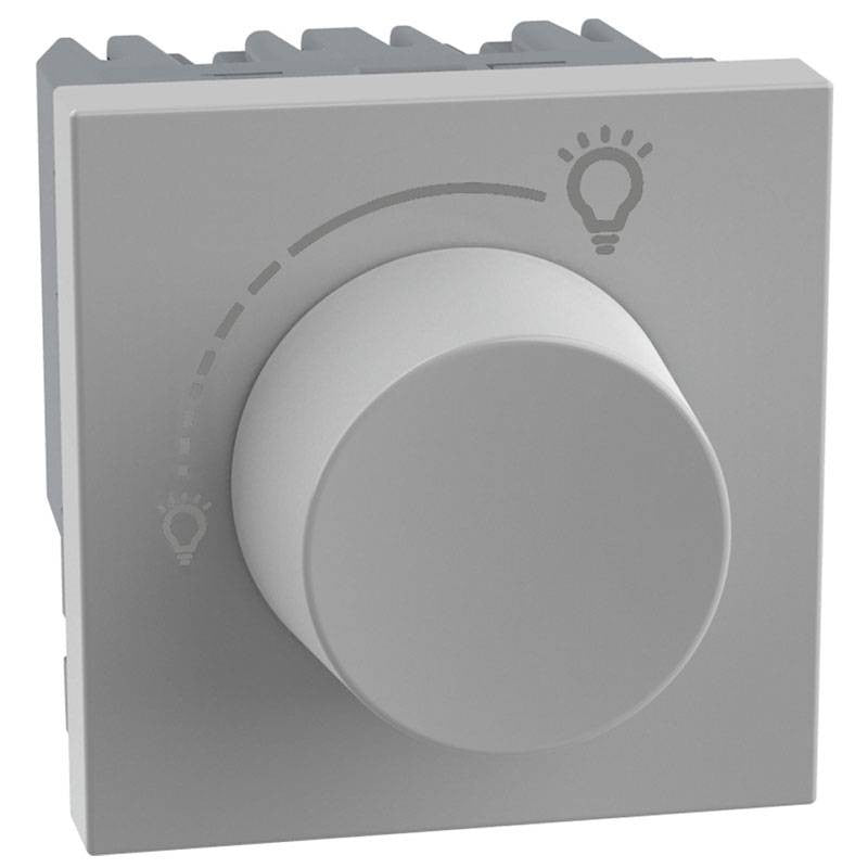 MATIX GO Dimmer rotativo universale 2 moduli grigio JG4415