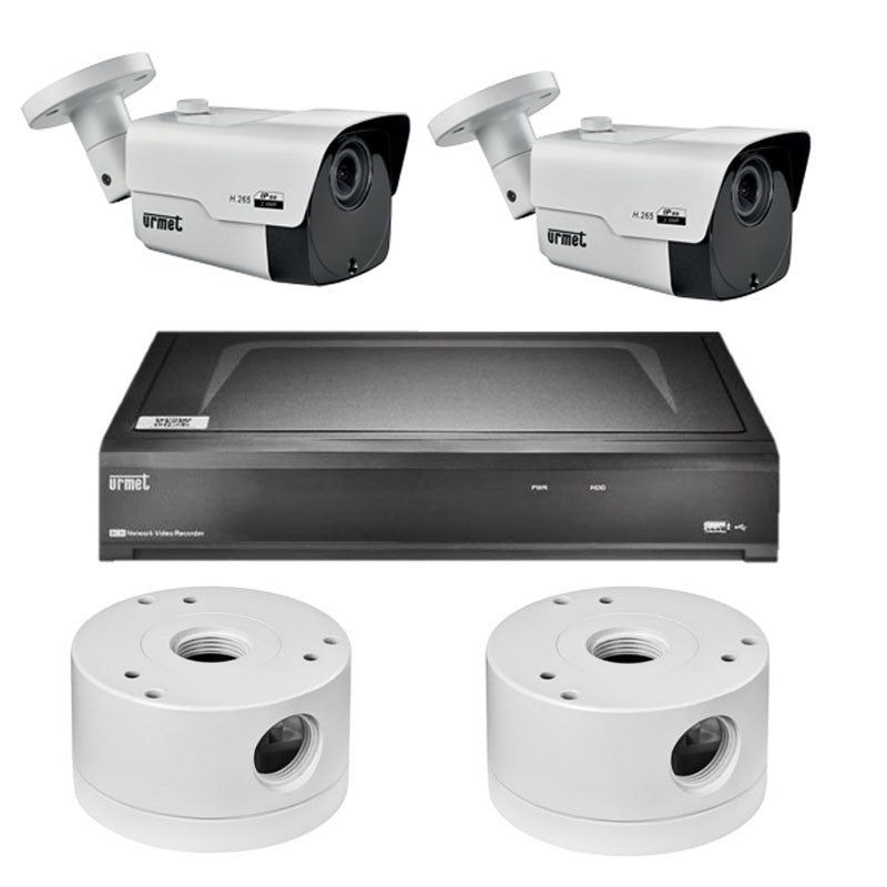 URMET KIT VIDEOSORVEGLIANZA IP 5M con NVR 8 Canali 4K POE 1098/858