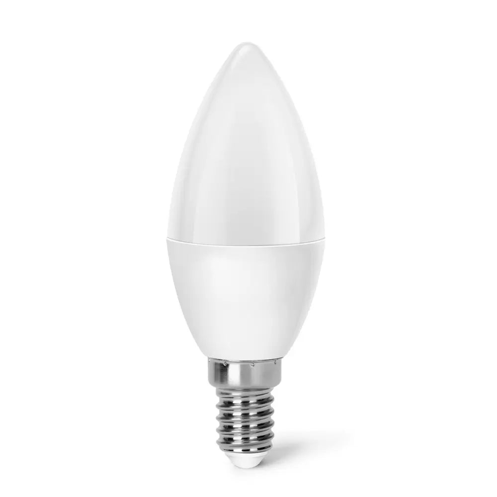 Lampadina LED candela o sfera attacco E14 6W 490 lumen dimmerabile