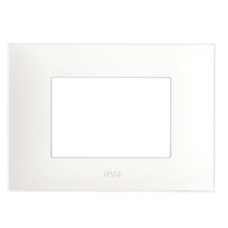 Placca YOUNG44 Bianco Totale 3M\4M\7M AVE44PJ03BT