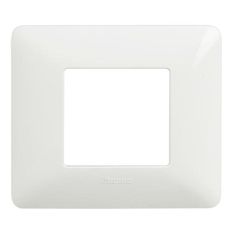 Placca Bticino Matix 2 moduli bianco AM4802BBN