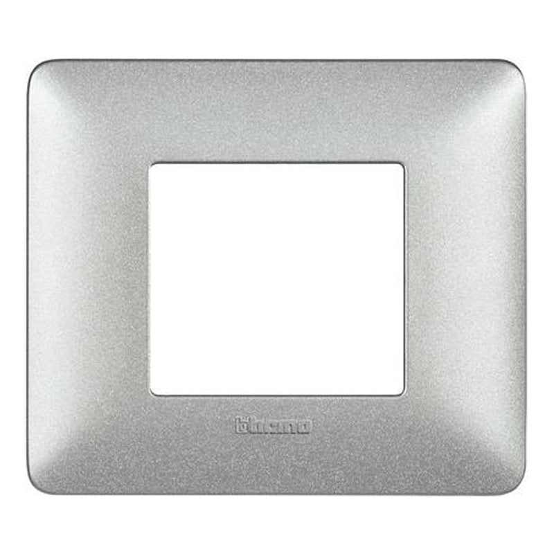 Placca Bticino Matix 2 moduli bianco calce AM4802TBC