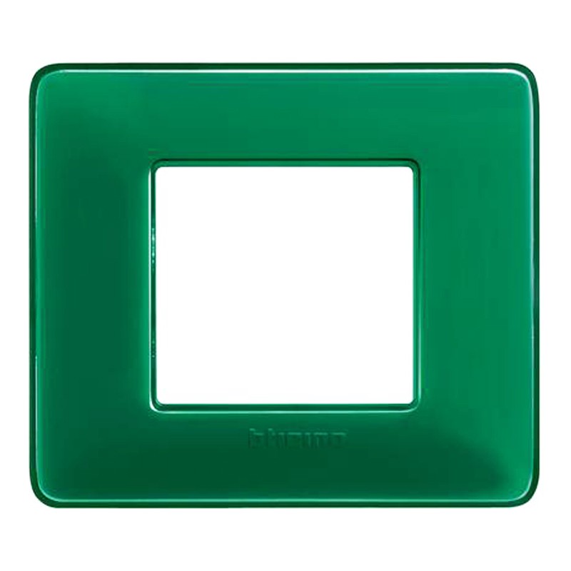 Placca Bticino Matix 2 moduli smeraldo AM4802CVS