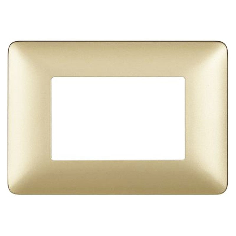 Placca Bticino Matix 3 moduli gold AM4803MGL