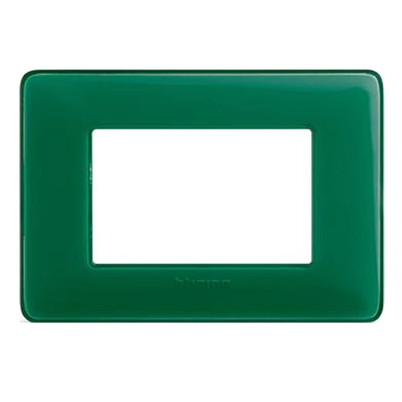 Placca Bticino Matix 3 moduli smeraldo AM4803CVS