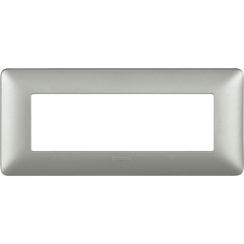 Placca Bticino Matix 6 moduli Silver AM4806MSL