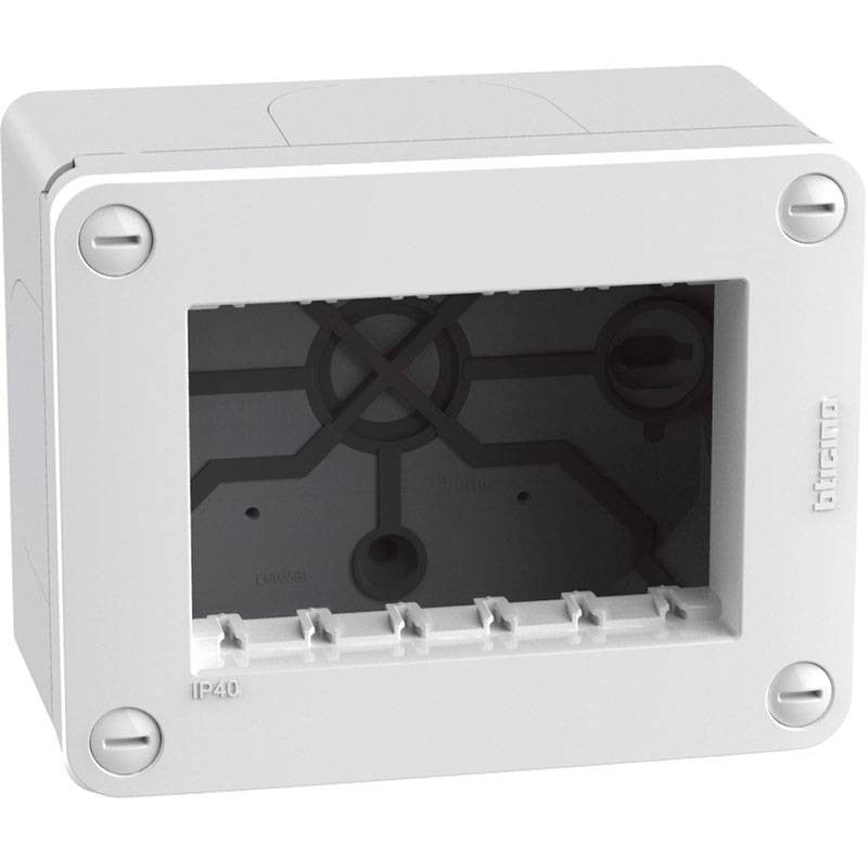 MATIX GO Scatola idrobox 3 moduli IP40 bianca 28403W - 28403G